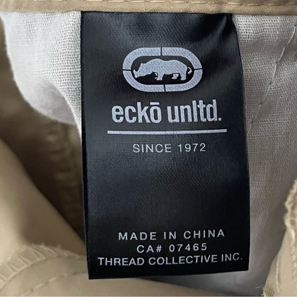Ecko Unltd. Shorts Mens 38 Khaki Ripstop Cargo Baggy Outdoors Casual Y2k Pocket - Picture 6 of 12